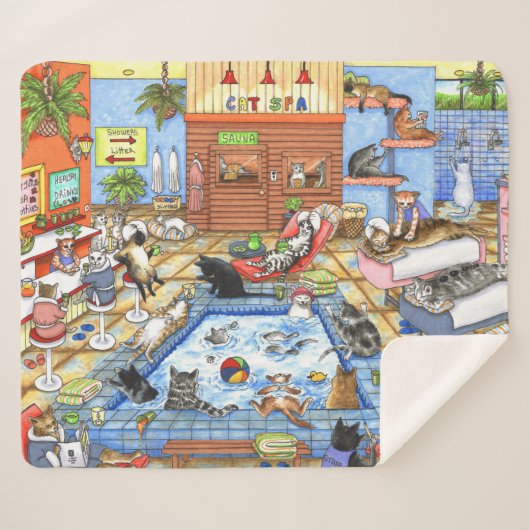 Katze 635 Kat Wellness-Center Sherpadecke (Vorderseite (Horizontal))