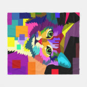 Katze 656 fleecedecke (Vorderseite (Horizontal))