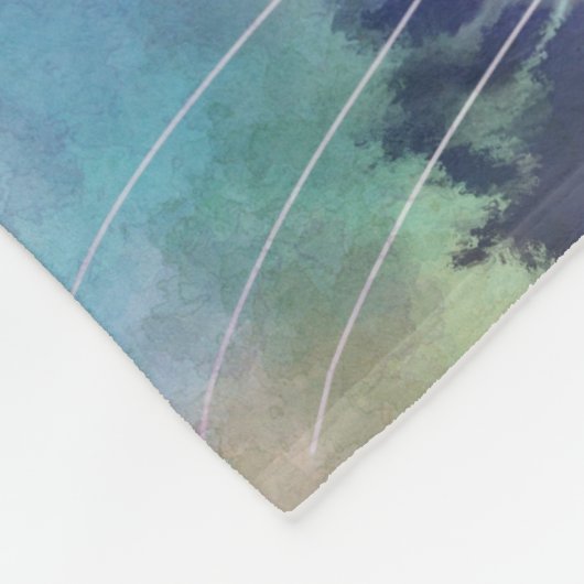 Katze 663 Multicolorkatze Fleecedecke (Ecke)