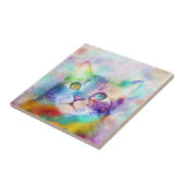 Katze 663 Multicolorkatze Fliese (Seite)