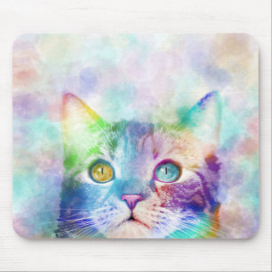 Katze 663 Multicolorkatze Mousepad