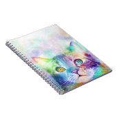 Katze 663 Multicolorkatze Notizblock (Rechte Seite)