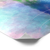 Katze 663 Multicolorkatze Poster (Ecke)