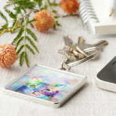 Katze 663 Multicolorkatze Schlüsselanhänger (Seite)