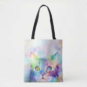 Katze 663 Multicolorkatze Tasche (Vorderseite)