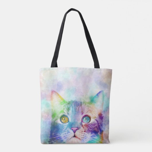 Katze 663 Multicolorkatze Tasche (Rückseite)