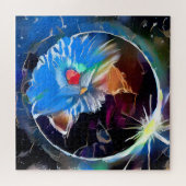 Katze 6 - Sonnenfinsternis Puzzle (Horizontal)