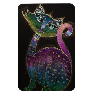 Katze 7 - Glücksfall 7 Magnet