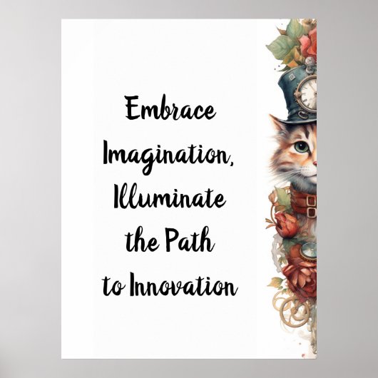 Katze 7 Weihnachtskitt Poster (Vorne)