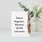 Katze 7 Weihnachtskitt Postkarte (Stehend Vorderseite)