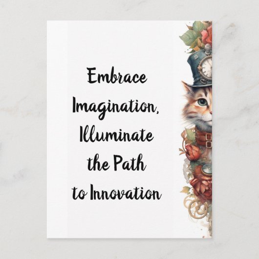 Katze 7 Weihnachtskitt Postkarte (Vorderseite)