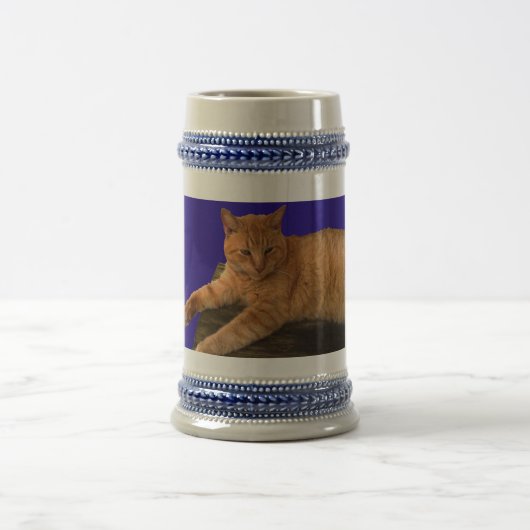 Katze 8, Stein Bierglas (Mittel)