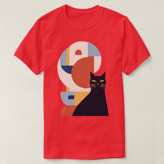 Katze 9 T-Shirt (Design vorne)