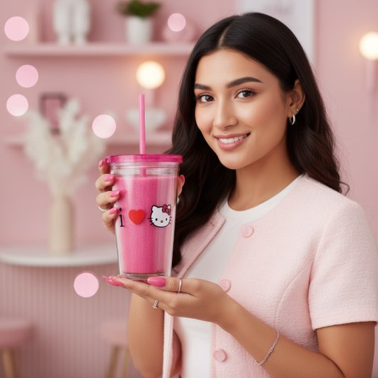 Katze Acrylbecher Acryltrinkbecher