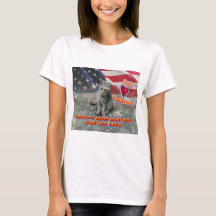 Katze adoptiert Veteranen als lebenslangen Freund T-Shirt