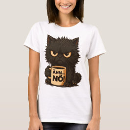 Katze „Ähm Nö“ – Lustiges Katzen-Sarkasmus-Design T-Shirt