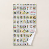Katze Alphabet, Louis Wain Badhandtuch Set (Handtuch)