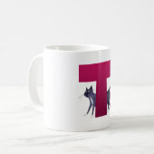 Katze Alphabet T Tasse (Vorderseite Links)