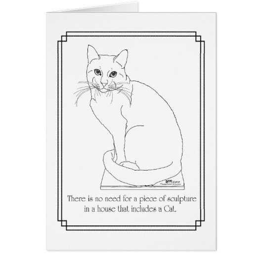 Katze als Artwork (Vorne)