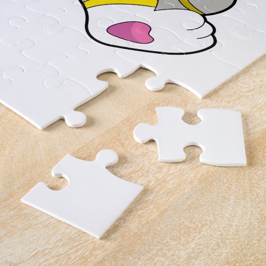 Katze als Astronaut in Kostüme Puzzle (Seite)