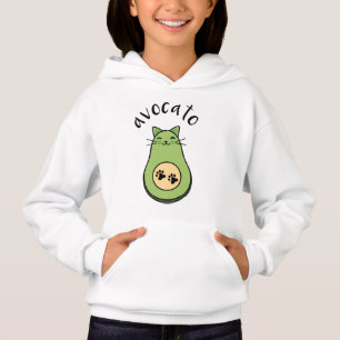 Katze als Avocado avocato Hoodie