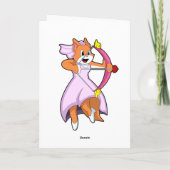 Katze als Braut mit Hochzeitskleid.PNG Karte (Rückseite)