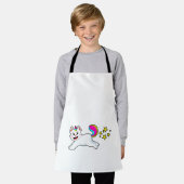 Katze als Einhorn Schürze (Getragen)