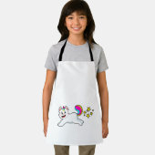 Katze als Einhorn Schürze (Insitu)