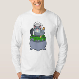 Katze als Koch mit Zaubertrank T-Shirt