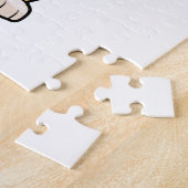 Katze als Maler mit Pinsel und Karpfen Puzzle (Seite)