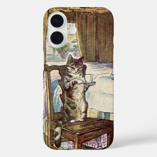Katze als Tee - Beatrix Potter Case-Mate iPhone Hülle (Rückseite)