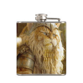 Katze Altes Wiking. Flachmann (Rückseite)