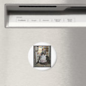 KATZE AM KÜHLSCHRANK MAGNET (In Situ (Geschirrspüler))