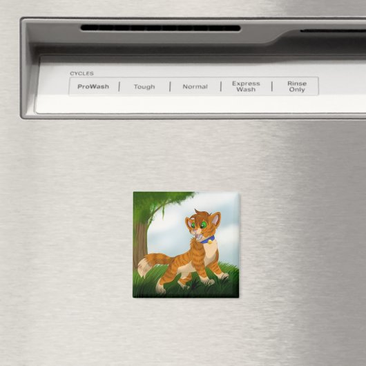 KATZE AM SPIEL MAGNET (In Situ (Geschirrspüler))