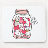 Katze Antidepressiv Funny Cat Lover Geschenk Mousepad (Vorne)