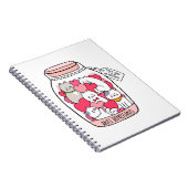 Katze Antidepressiv Funny Cat Lover Geschenk Notizblock (Rechte Seite)