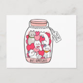Katze Antidepressiv Funny Cat Lover Geschenk Postkarte (Vorderseite)