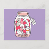 Katze Antidepressiv Funny Cat Lover Geschenk Postkarte (Vorderseite)