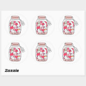 Katze Antidepressiv Funny Cat Lover Geschenk Runder Aufkleber (Blatt)