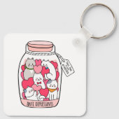 Katze Antidepressiv Funny Cat Lover Geschenk Schlüsselanhänger (Rückseite)