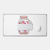 Katze Antidepressiv Funny Cat Lover Geschenk Schreibtischunterlage (Tastatur & Maus)