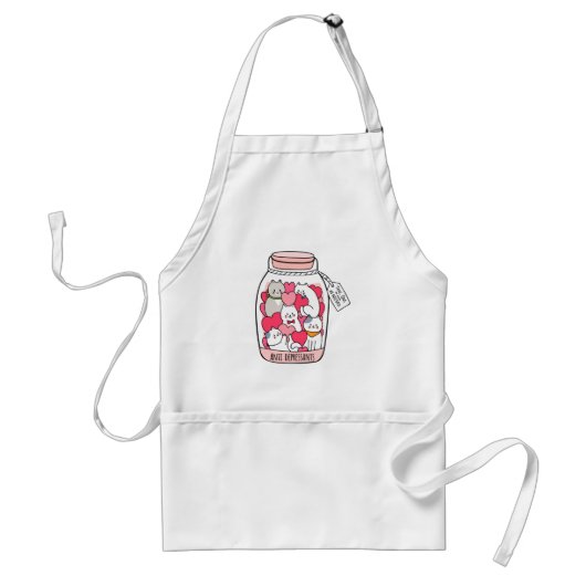 Katze Antidepressiv Funny Cat Lover Geschenk Schürze (Vorne)