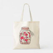 Katze Antidepressiv Funny Cat Lover Geschenk Tragetasche (Rückseite)