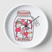 Katze Antidepressiv Funny Cat Lover Geschenk Uhr (Vorderseite)