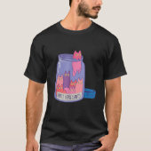 Katze Antidepressiva Katzenkatzen T-Shirt (Vorderseite)