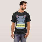 Katze Antidepressivum Ca T-Shirt (Vorne ganz)