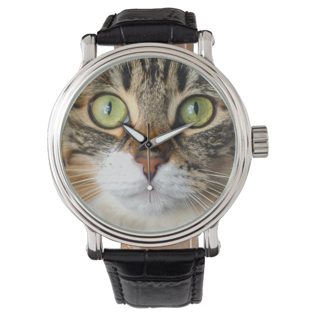 Katze Armbanduhr (Vorderseite)