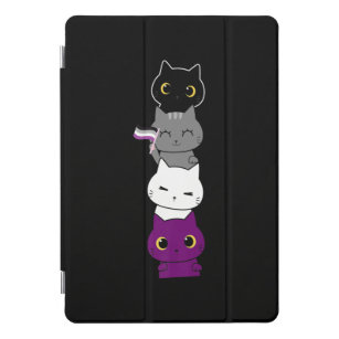 Katze Asexueller Stolz Niedliche Ace Flag Tierfüßl iPad Pro Cover
