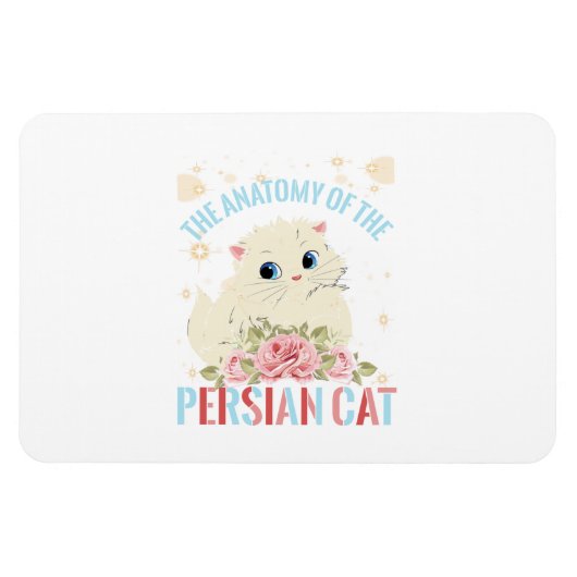 Katze ästhetisch, die Anatomie der persischen Katz Magnet (Horizontal)