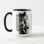 Katze Astronaut  Tasse (Links)